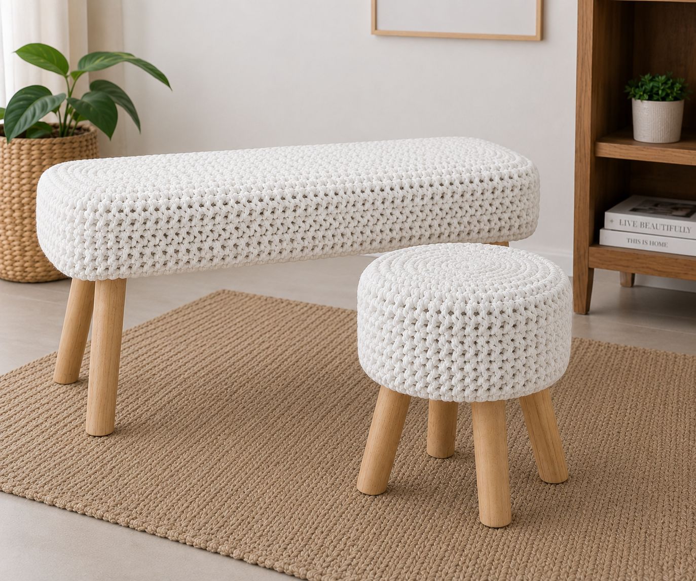 Handcrafted Benches