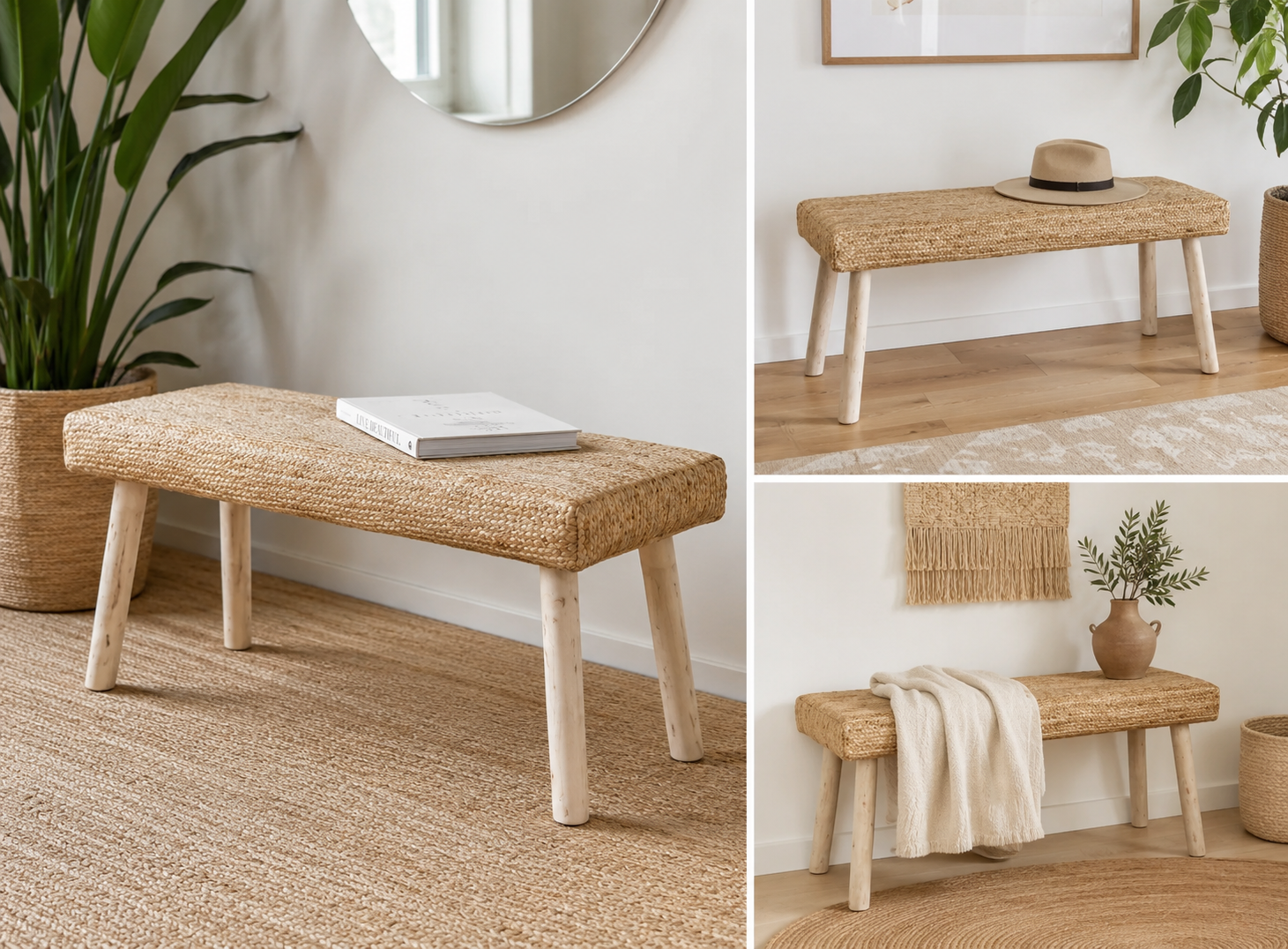Tulum Jute Bench