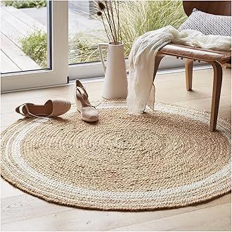 Ivory Halo Jute Rug