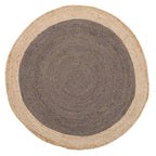 Slate Border Jute Rug