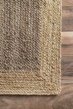Slate Frame Jute Rug