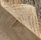 Slate Frame Jute Rug