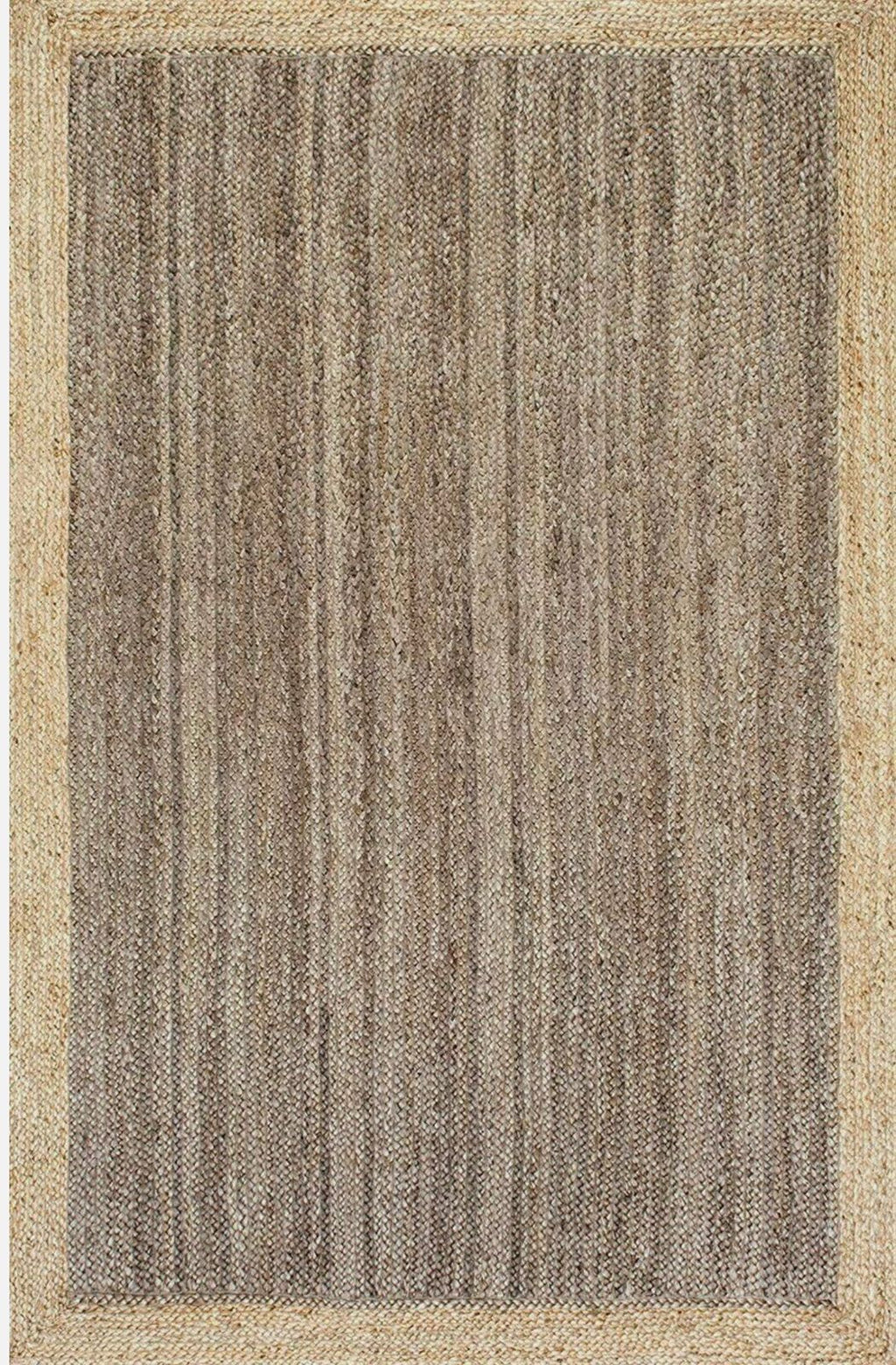 Slate Frame Jute Rug