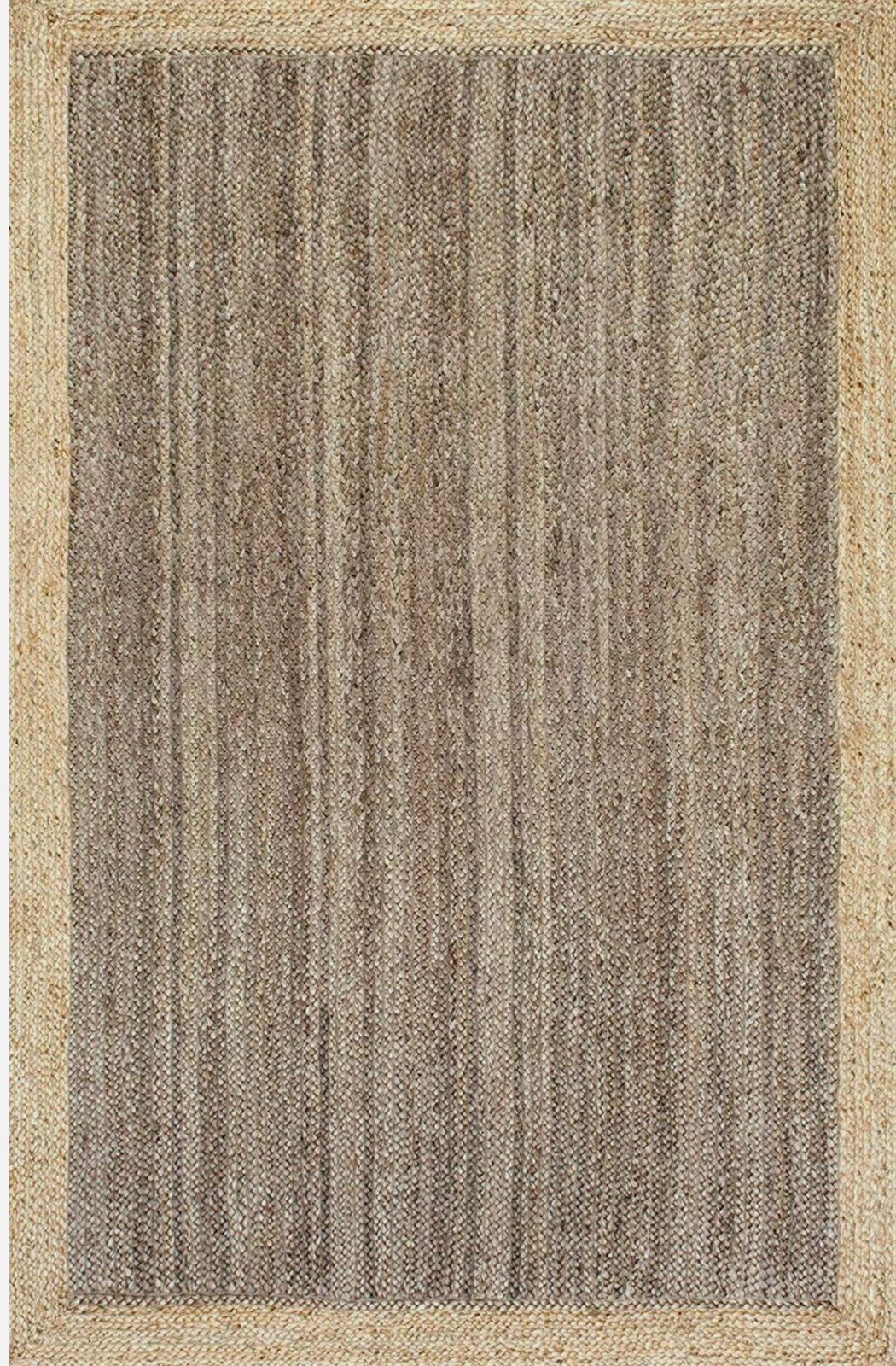 Slate Frame Jute Rug