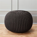 Cloud Knit Cotton Pouf