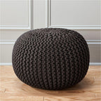 Cloud Knit Cotton Pouf