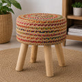Mosaic Chindi Stool