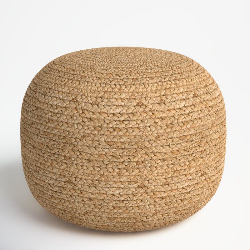 Earth Weave Jute Pouf